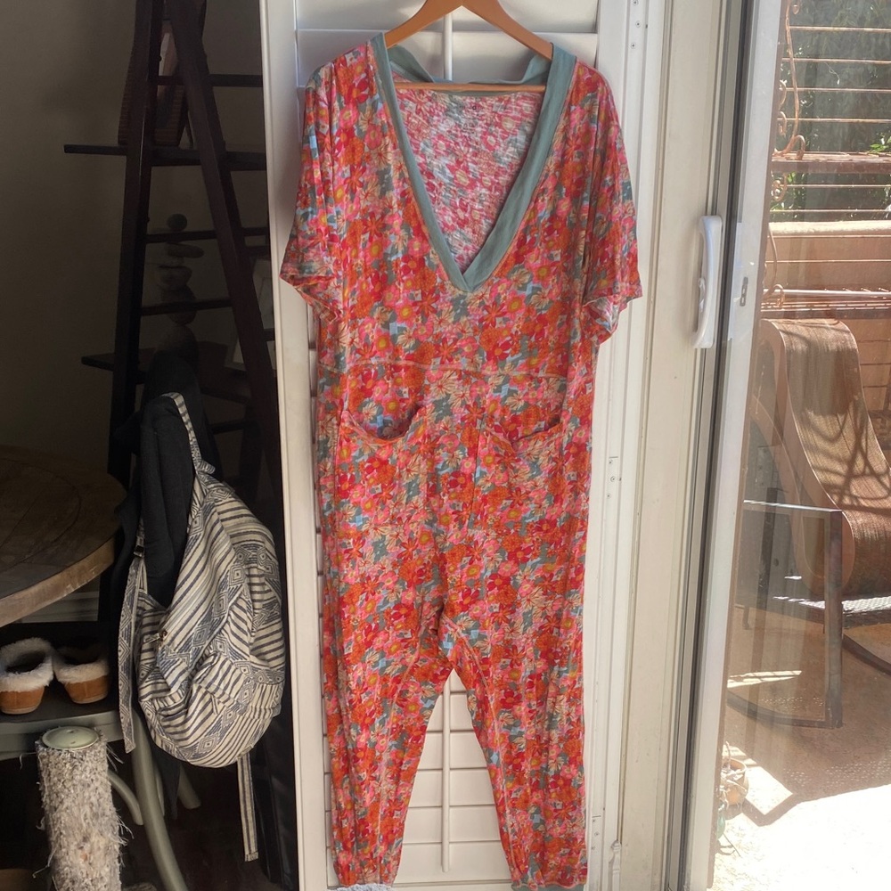 NATURAL LIFE Multicolor Floral Jumpsuit